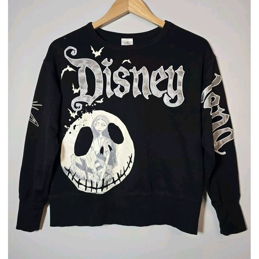 Disney Jack‎ Skellington Nightmare Before Christmas Long Sleeve Disney Land Sz S